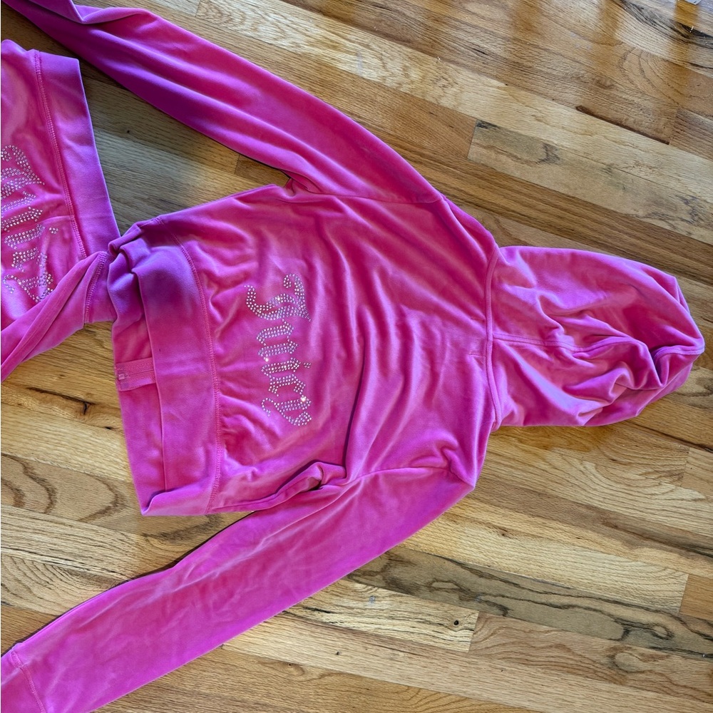 OG Juicy Couture BIG BLING VELOUR HOODIE Juicy Couture NWT medium